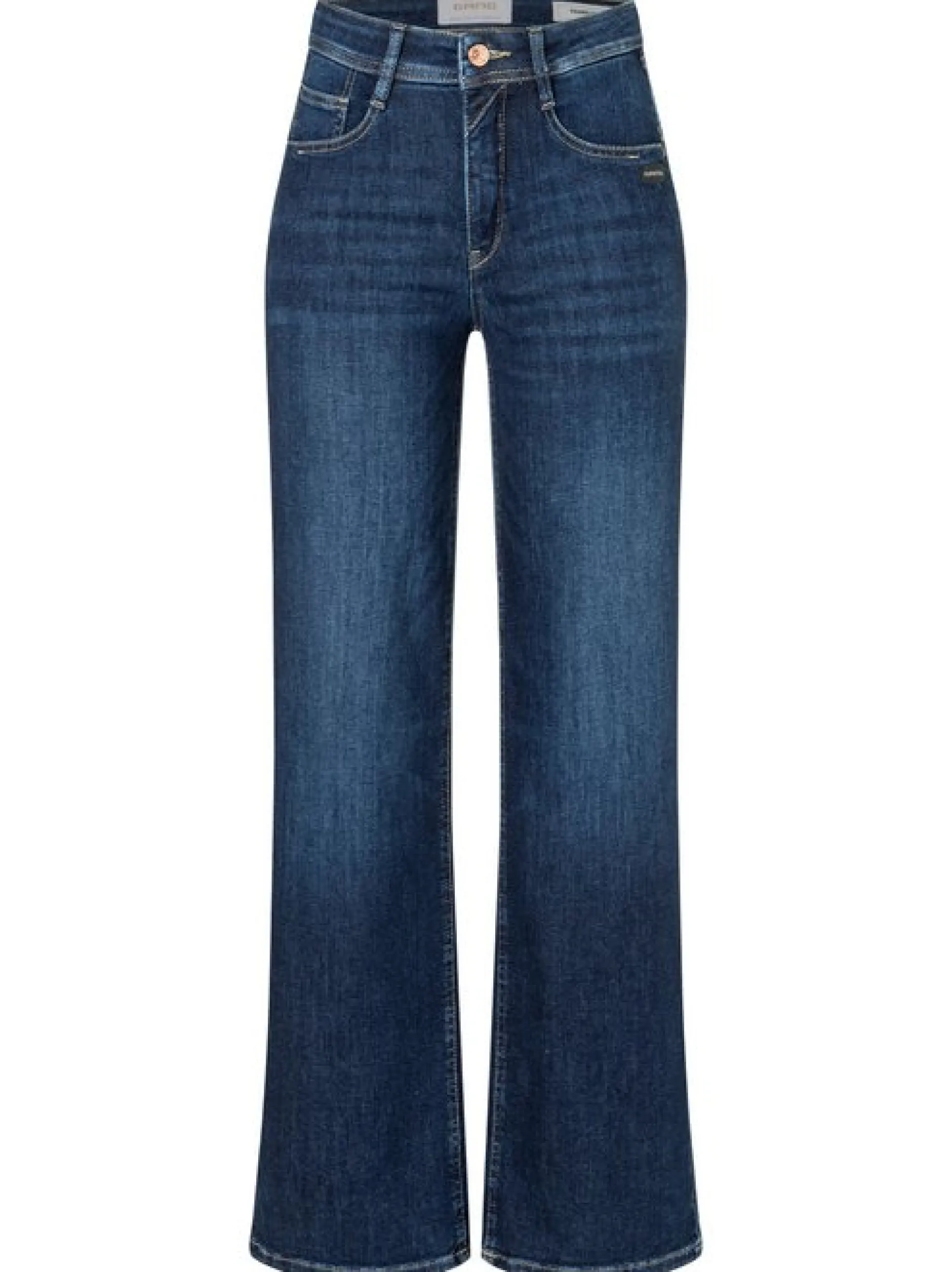 GANG Damen Jeans - 94AMELIE WIDE in blau - Länge: lang