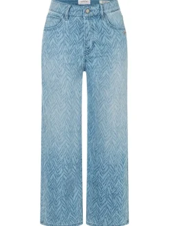 GANG Damen Jeans - 4JUL CROPPED in hellblau