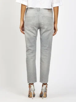 GANG Damen Jeans - 94NICA CROPPED in grau