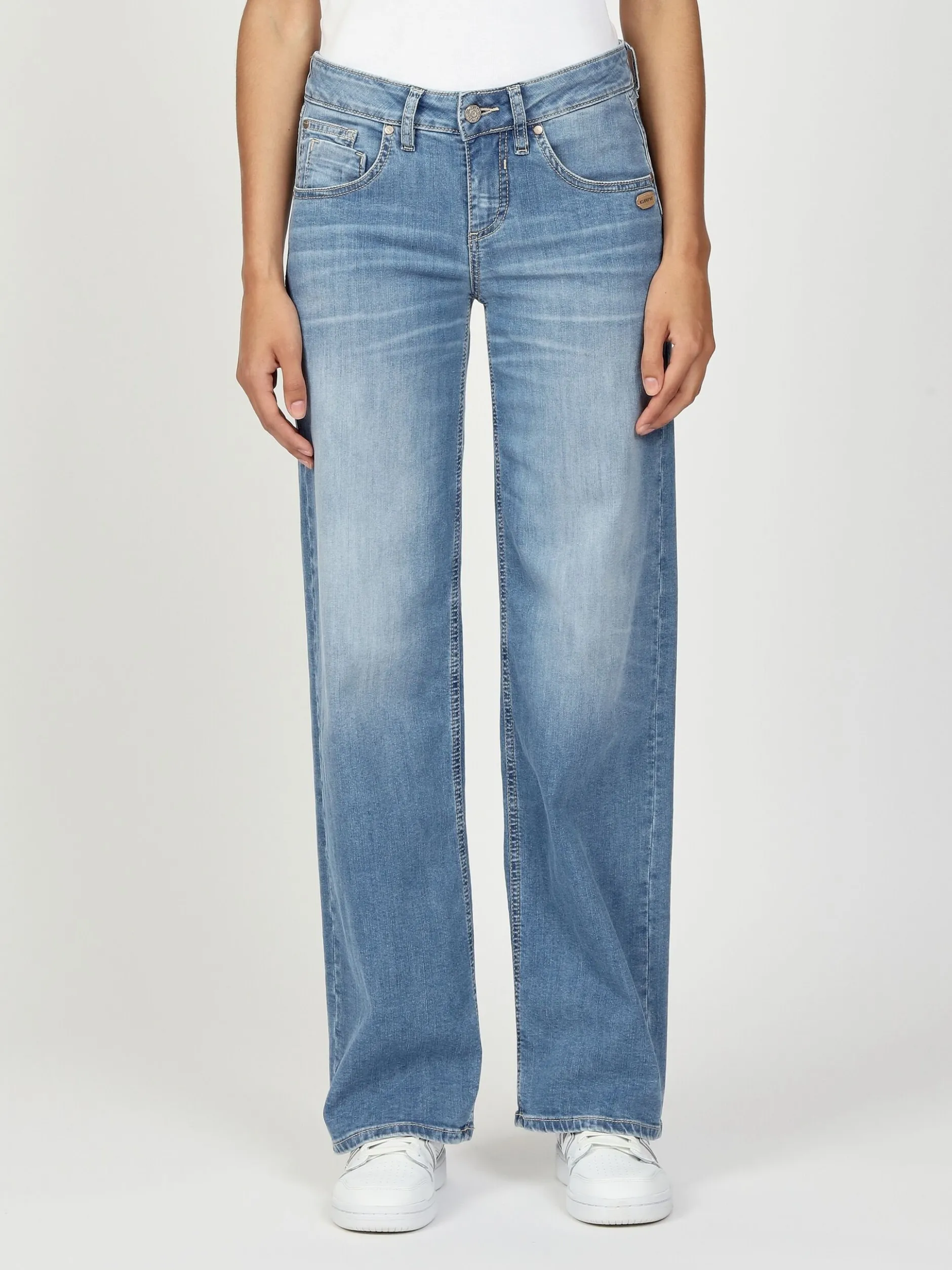 GANG Damen Jeans - 94RIVER in hellblau - Länge: lang