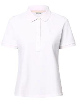 Gant Damen Poloshirt in weiß - Ausschnitt: Polokragen