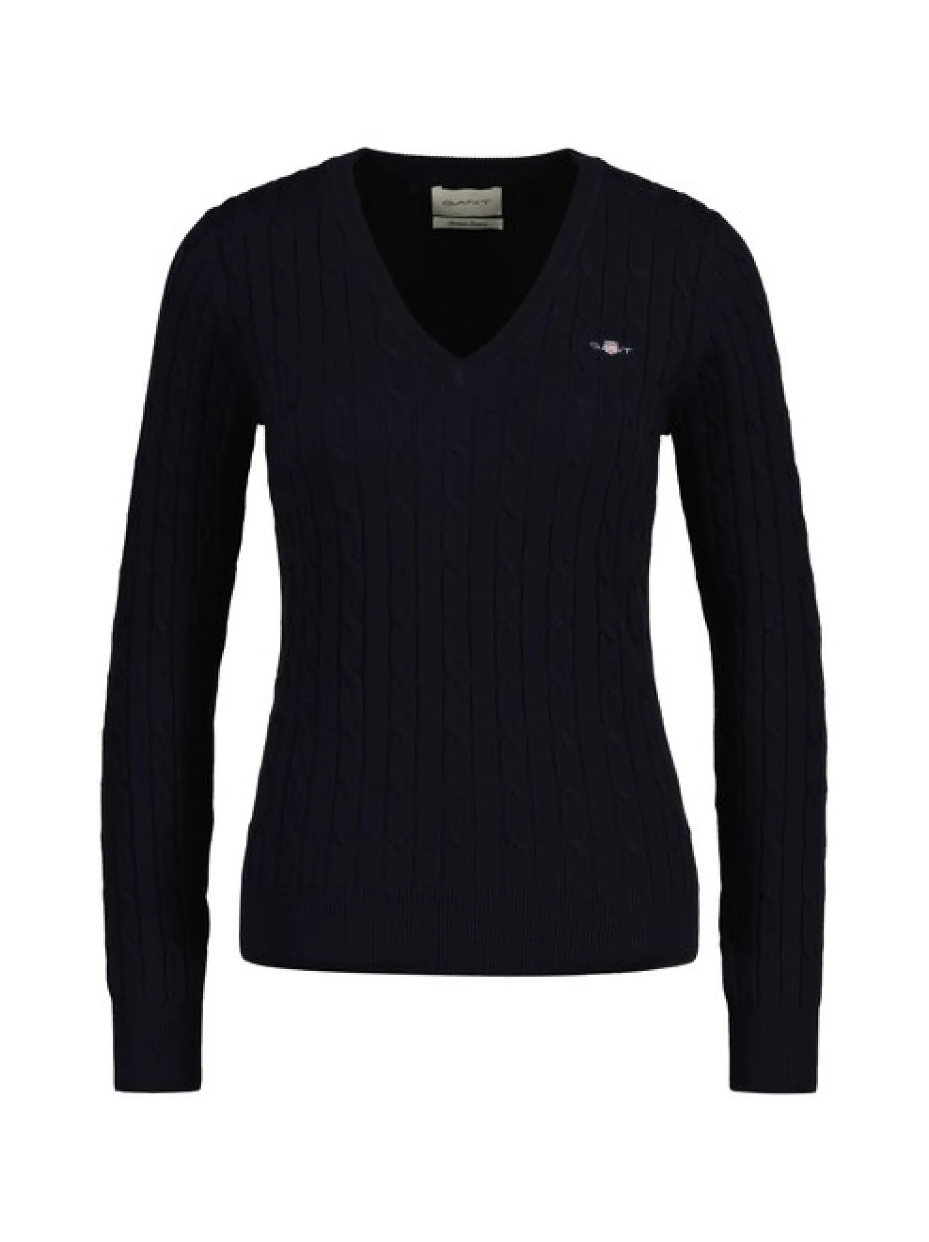 Gant Damen Strickpullover in blau - Ärmel: langarm