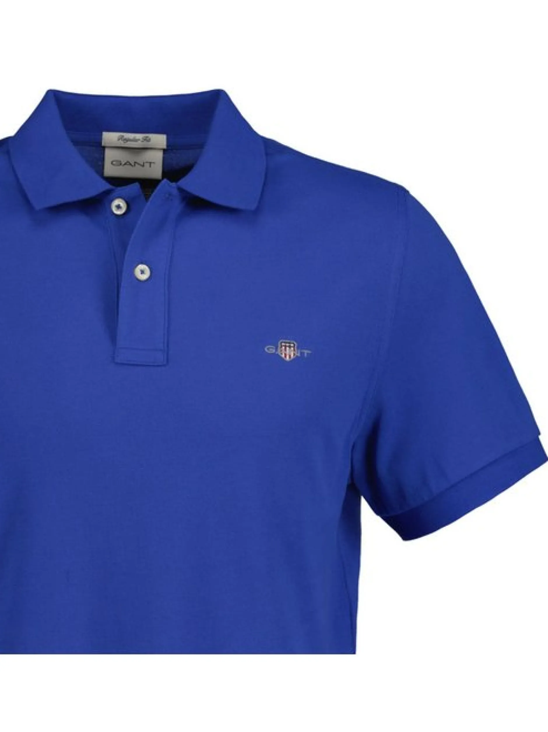 Gant Herren Poloshirt 1er Pack in blau - Ärmel: kurzarm