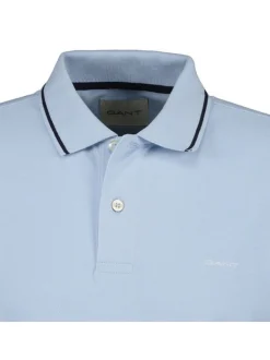 Gant Herren Poloshirt 1er Pack in blau - Ärmel: kurzarm