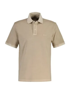 Gant Herren Poloshirt in beige - Ausschnitt: Polokragen