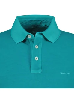 Gant Herren Poloshirt in blau - Ausschnitt: Polokragen