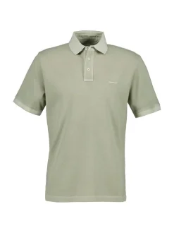 Gant Herren Poloshirt in grün - Ausschnitt: Polokragen