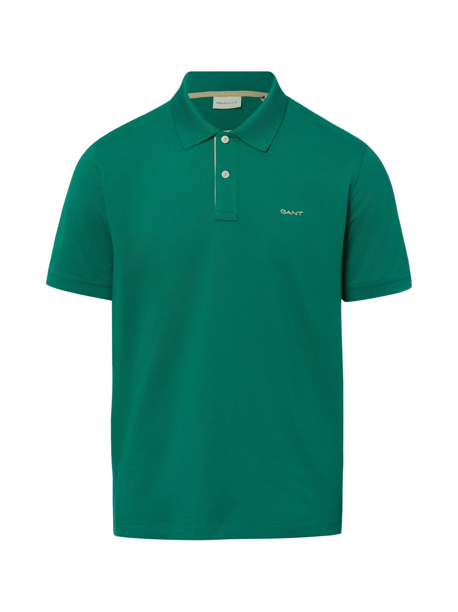 Gant Herren Poloshirt in grün - Ausschnitt: Polokragen