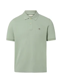 Gant Herren Poloshirt in lind - Ausschnitt: Polokragen