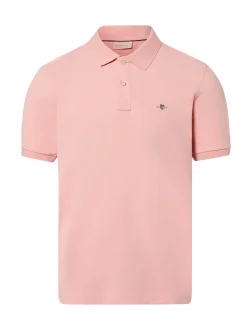 Gant Herren Poloshirt in pink - Ausschnitt: Polokragen