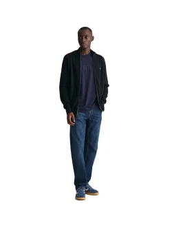 Gant Herren Strickjacke in schwarz - Ärmel: langarm