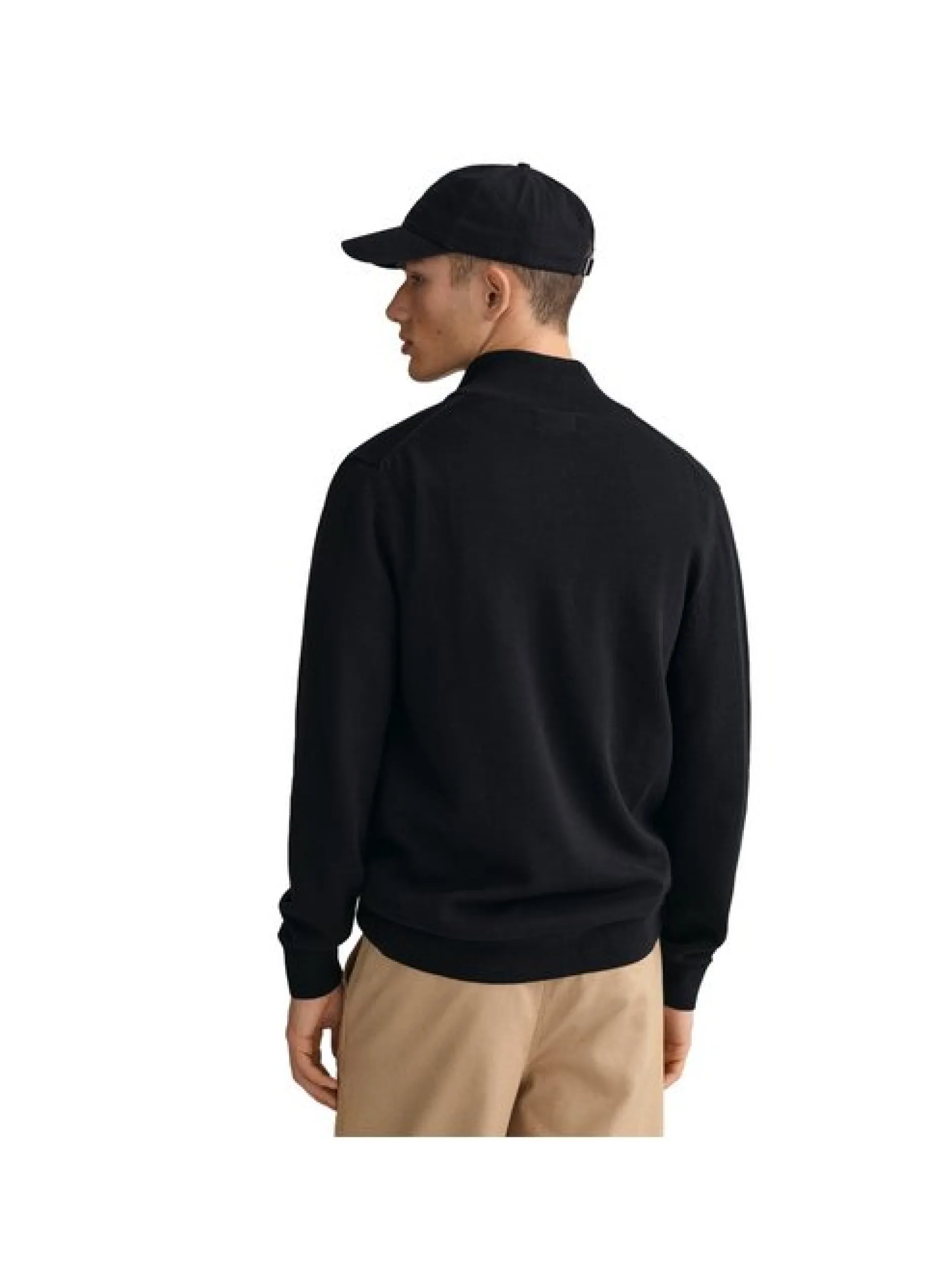 Gant Herren Strickjacke in schwarz - Ärmel: langarm