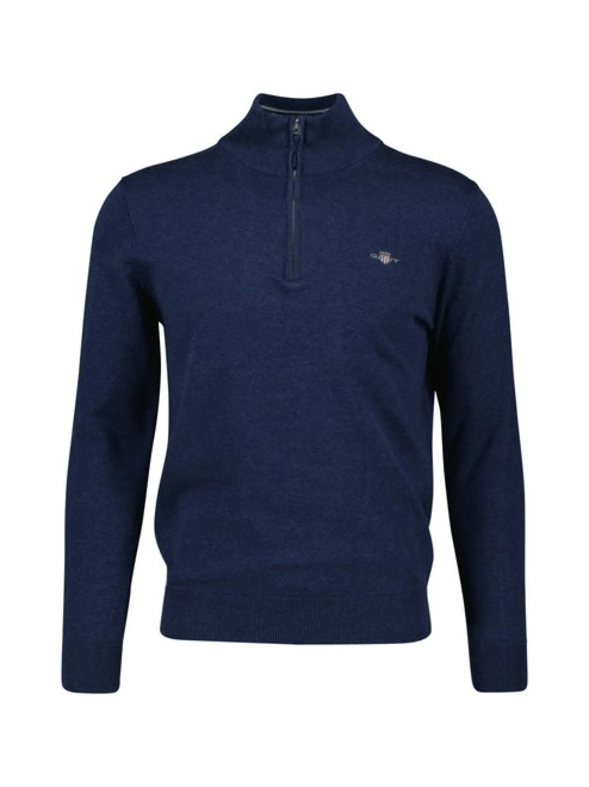 Gant Herren Strickpullover in blau - Ärmel: langarm