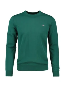 Gant Herren Strickpullover in grün - Ärmel: langarm