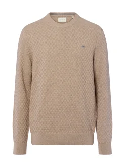 Gant Herren Strickpullover in melange - Ärmel: langarm