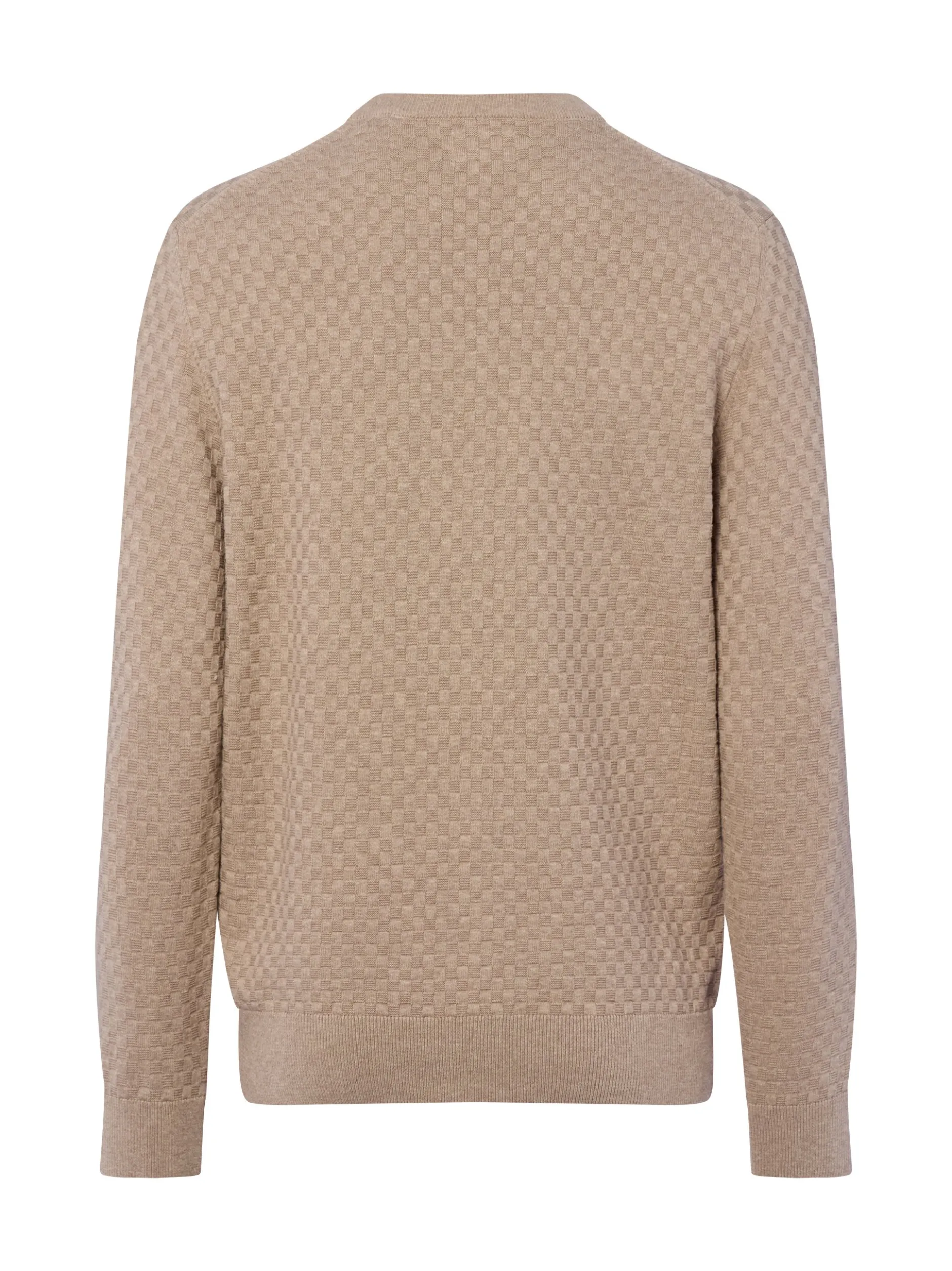 Gant Herren Strickpullover in melange - Ärmel: langarm