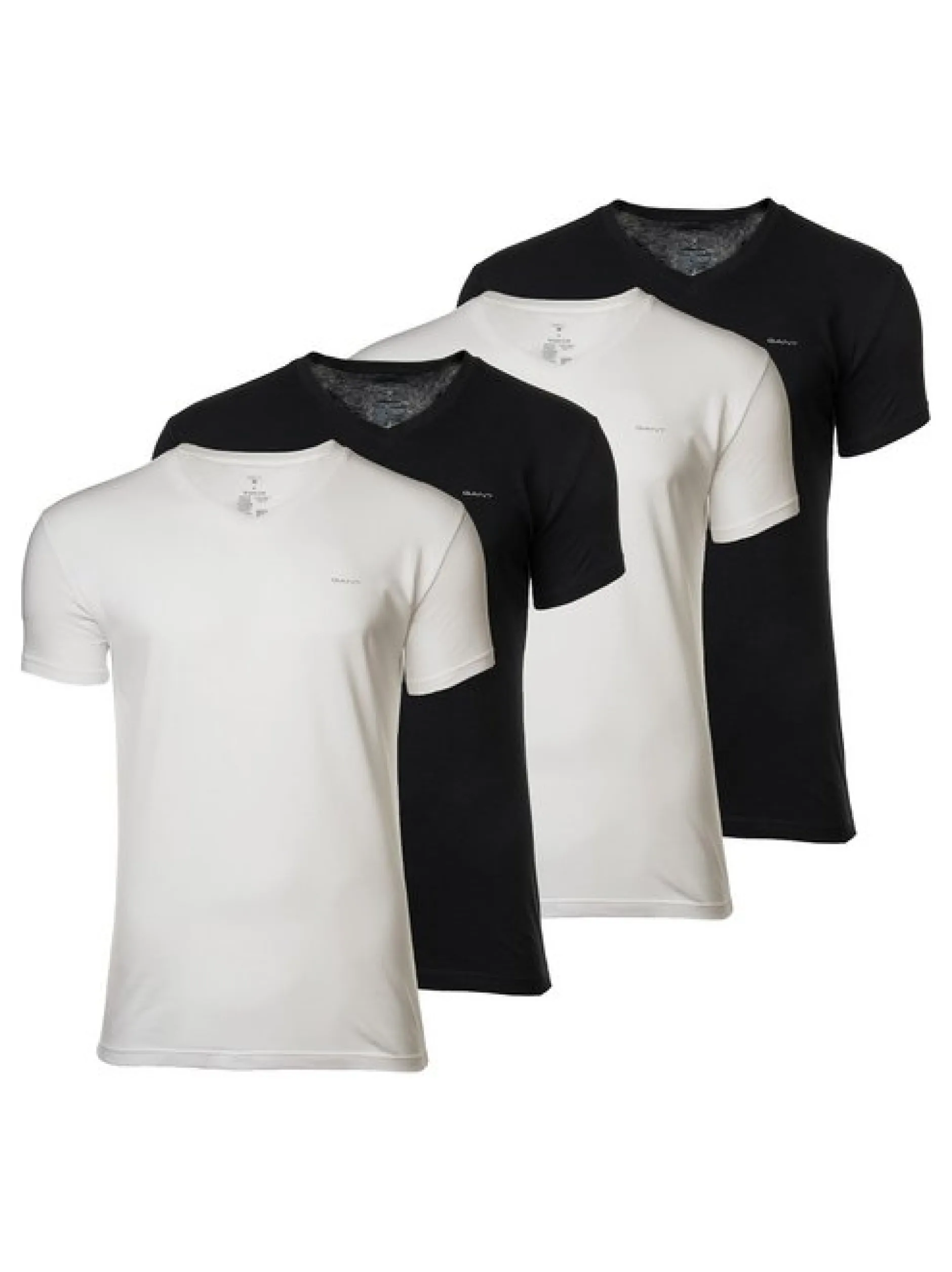 Gant Herren T-Shirt 4er Pack in mehrfarbig