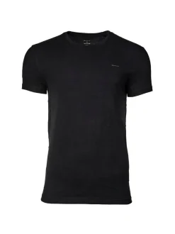 Gant Herren T-Shirt 4er Pack in schwarz - Ärmel: kurzarm
