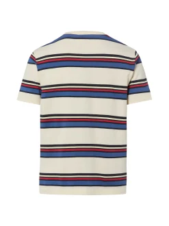 Gant Herren T-Shirt in beige mehrfarbig - Ärmel: kurzarm