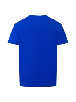 Gant Herren T-Shirt in blau weiß - Ausschnitt: Rundhals