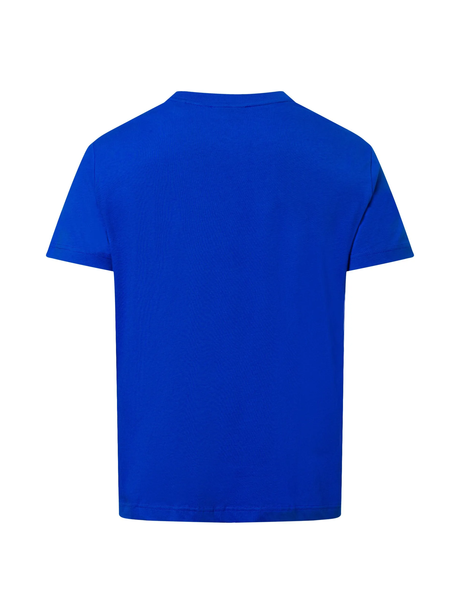 Gant Herren T-Shirt in blau weiß - Ausschnitt: Rundhals
