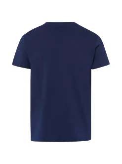 Gant Herren T-Shirt in indigo - Ausschnitt: Rundhals