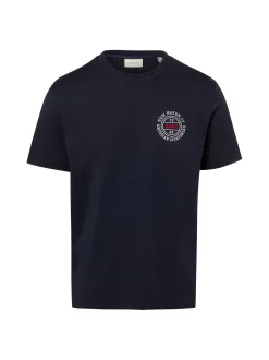 Gant Herren T-Shirt in marine - Ausschnitt: Rundhals