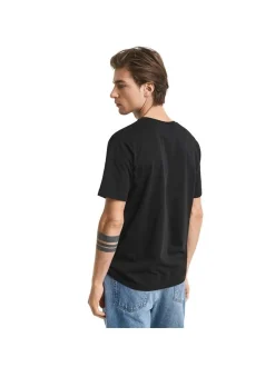 Gant Herren T-Shirt in schwarz - Ausschnitt: Rundhals