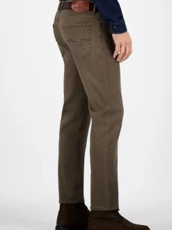 Gardeur Herren Jeans TUCKER in braun - Länge: lang