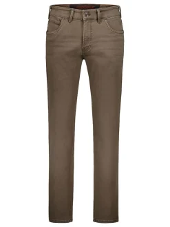 Gardeur Herren Jeans TUCKER in braun - Länge: lang