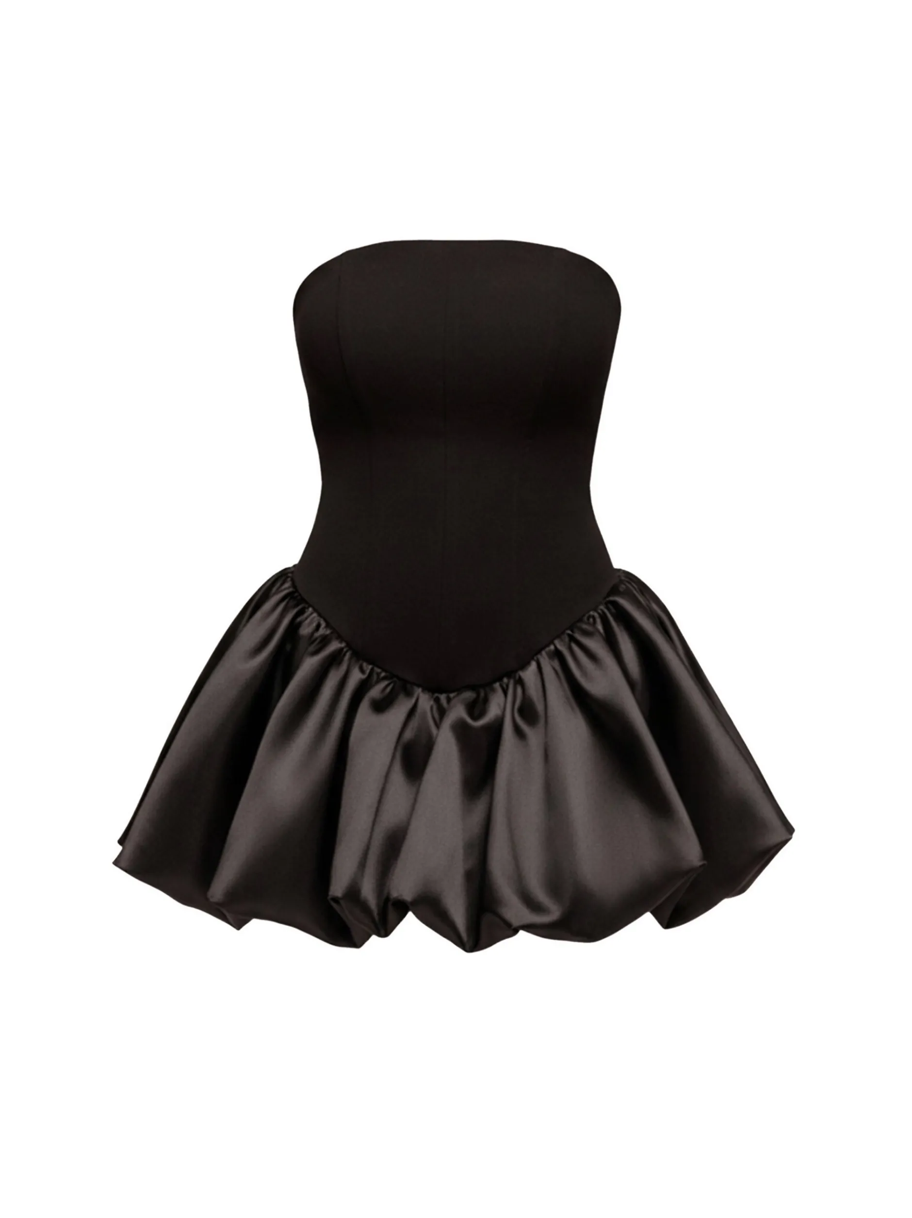 Goddiva Damen Minikleid in schwarz - Ausschnitt: Carmen