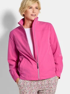 Goldner Damen Übergangsjacken - Kurzgröße in pink