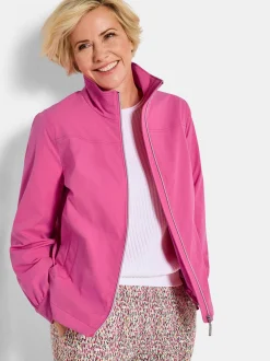 Goldner Damen Übergangsjacken - Kurzgröße in pink