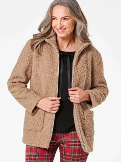 Goldner Damen Übergangsjacken in camel