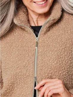 Goldner Damen Übergangsjacken in camel