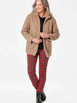 Goldner Damen Übergangsjacken in camel