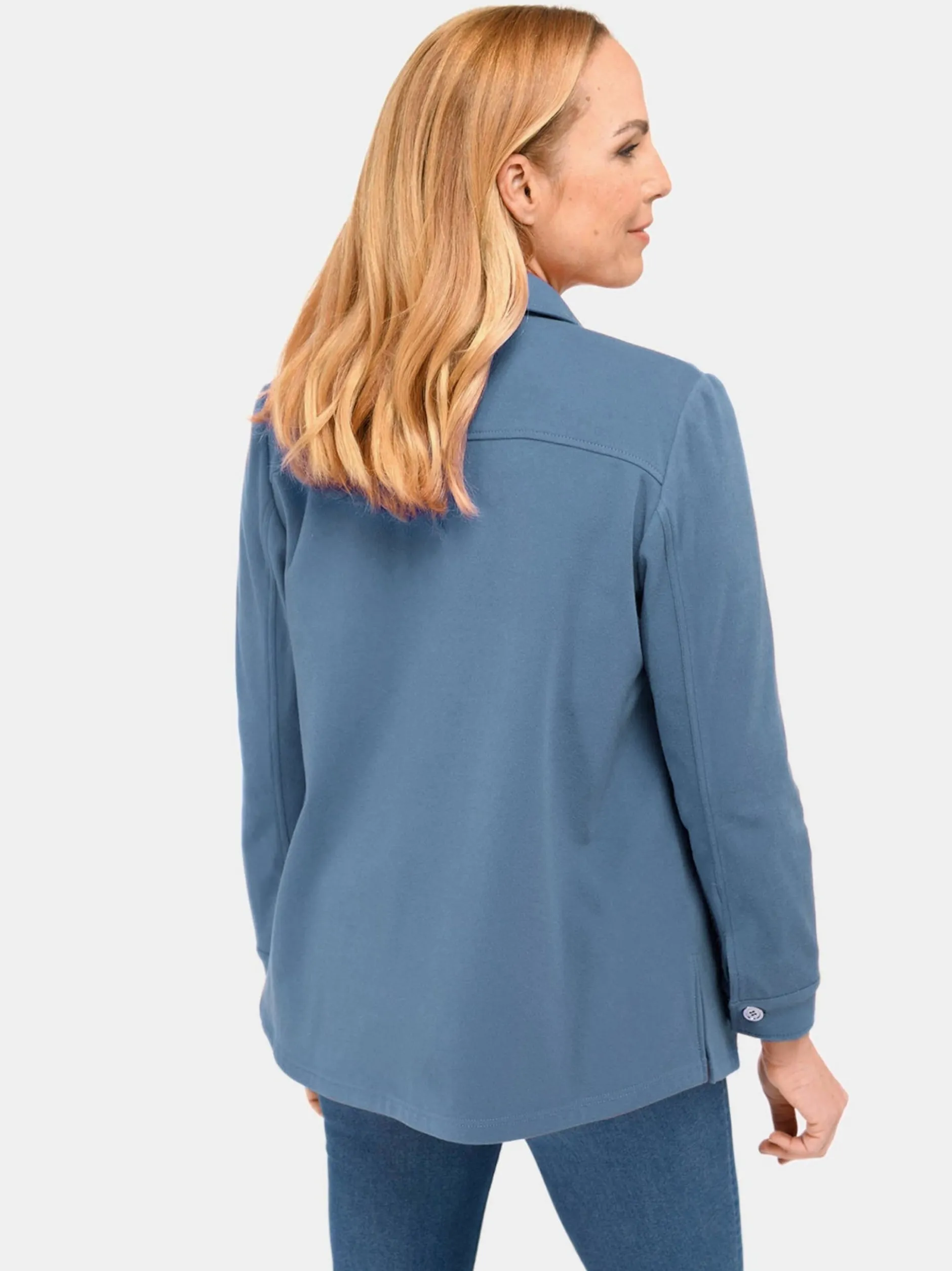 Goldner Damen Blazer in blau