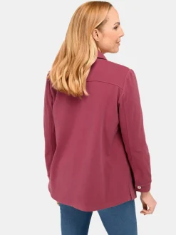 Goldner Damen Blazer in koralle