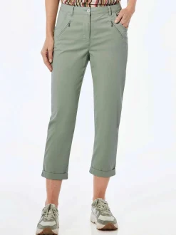 Goldner Damen Capri- & 7/8-Hosen in grün