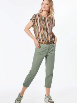 Goldner Damen Capri- & 7/8-Hosen in grün
