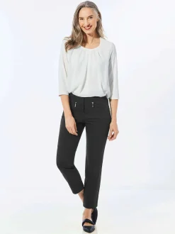 Goldner Damen Capri- & 7/8-Hosen in schwarz