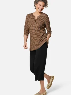Goldner Damen Capri- & 7/8-Hosen - Kurzgröße in schwarz