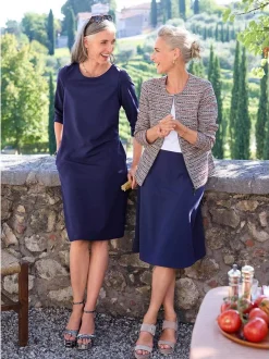 Goldner Damen Etuikleider in royal