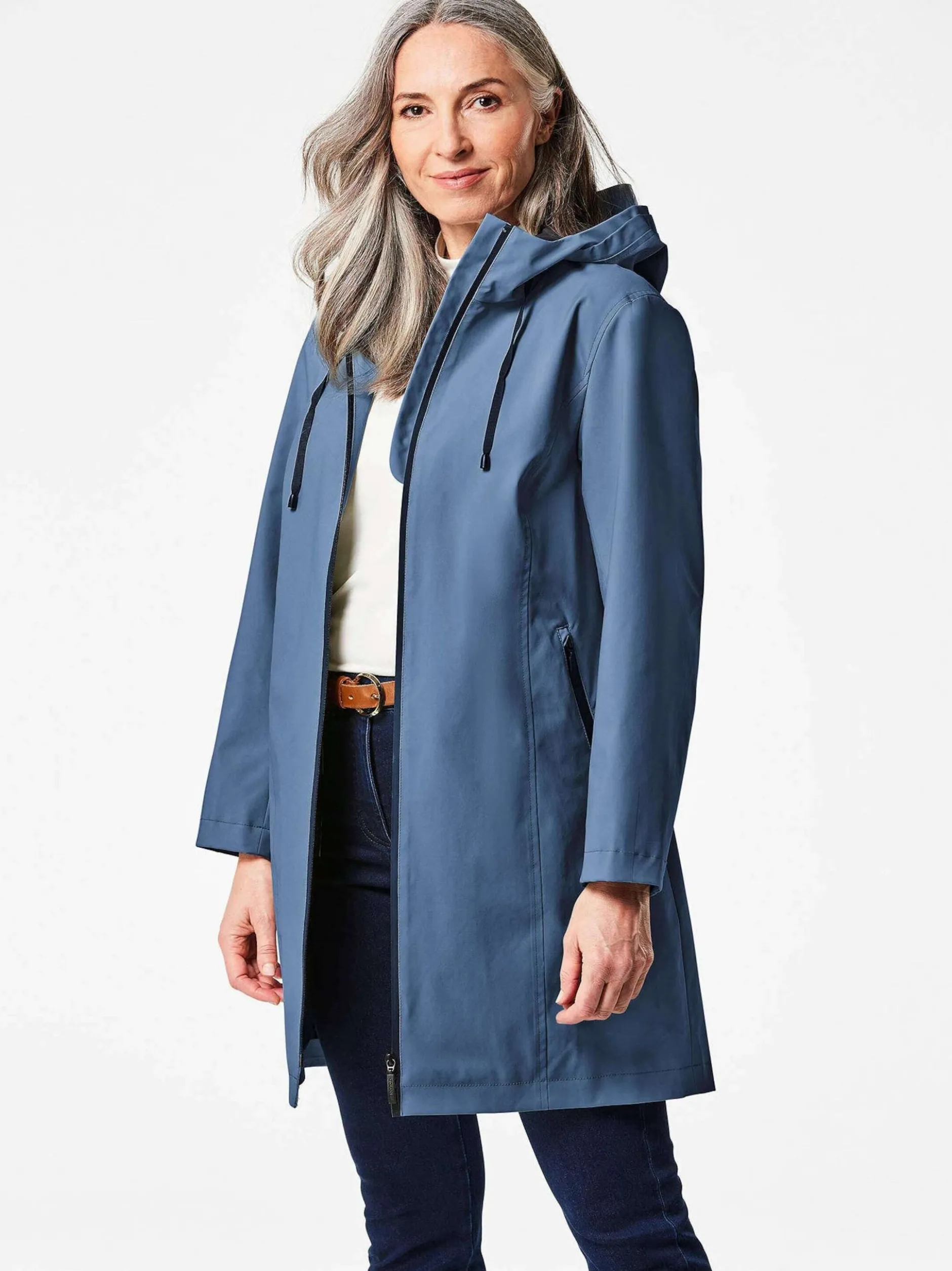 Goldner Damen Funktionsjacken in blau