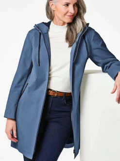 Goldner Damen Funktionsjacken in blau