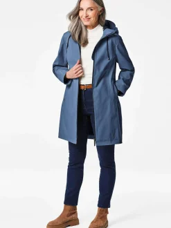 Goldner Damen Funktionsjacken in blau