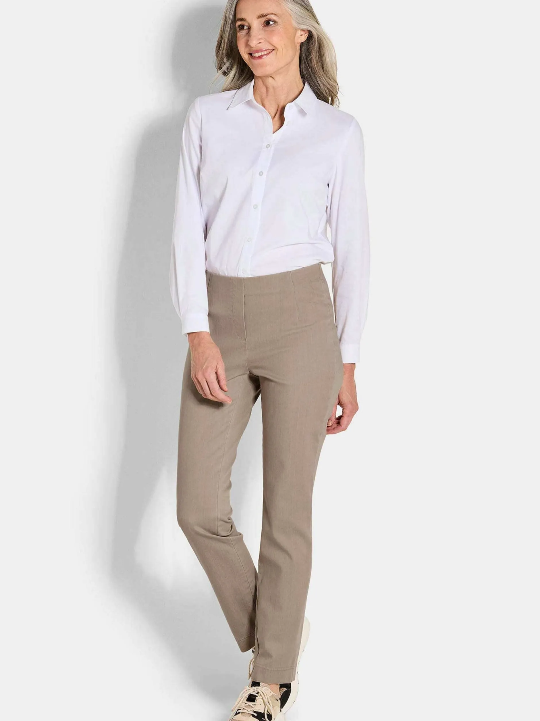 Goldner Damen Hosen in beige