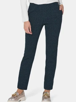 Goldner Damen Hosen in grün