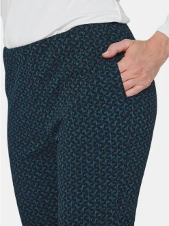 Goldner Damen Hosen in grün