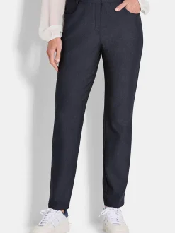 Goldner Damen Hosen in marine
